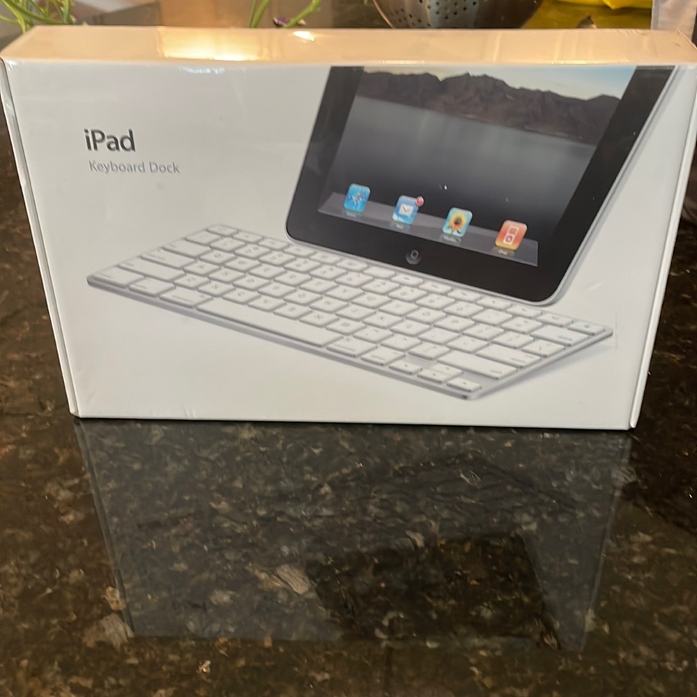 Unopened keyboard dock